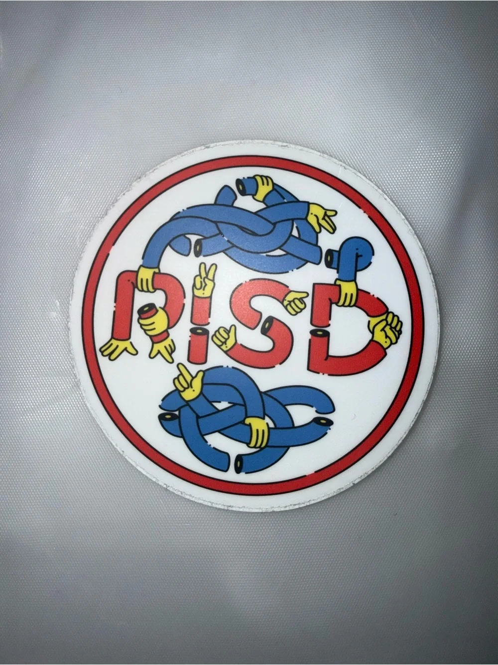 RISD (Rhode Island School of Design) Circular Stickers - Pack of 4
